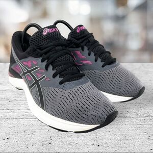 Asics Womens Gel Flux 5 T861N Gray‎ Running Training Shoes Sneakers Size 10 Jog